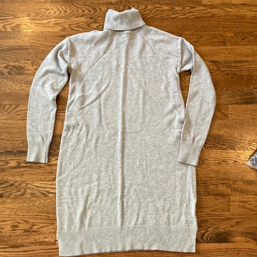 GUC A New Day Women’s Sweater Dress Size XS light gray Turtleneck